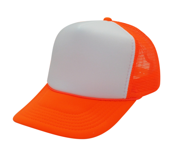 NEON Blank Vintage Style Trucker Hat