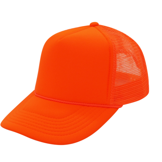 NEON Blank Vintage Style Trucker Hat