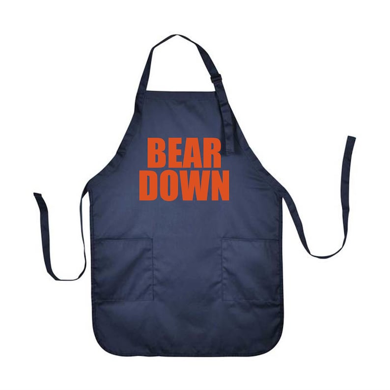 BEAR DOWN custom apron. Unisex once size fits most