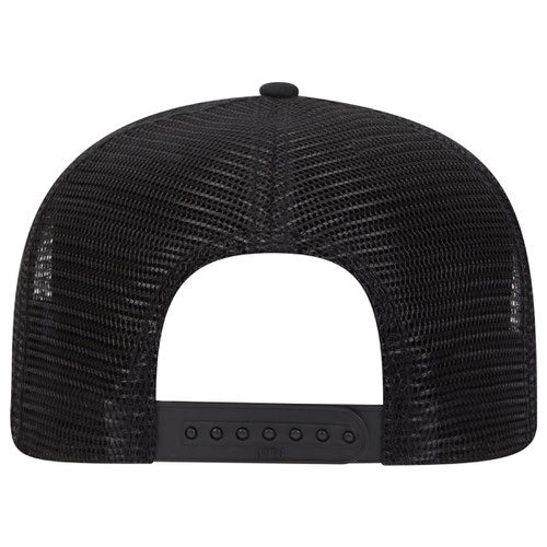 OTTO CAP Cork Flat Bill 5 Panel Mid Profile Mesh Back Trucker Snapback Hat