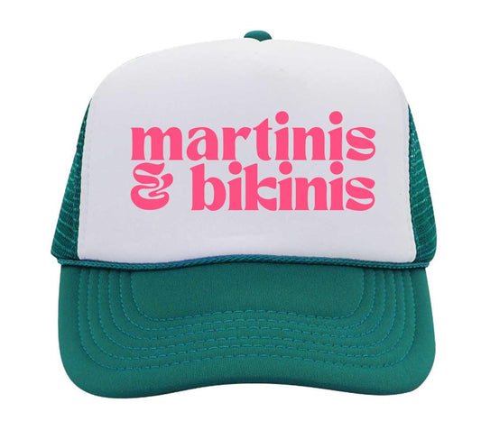 Martinis and Bikinis The Perfect Custom Trucker Hat